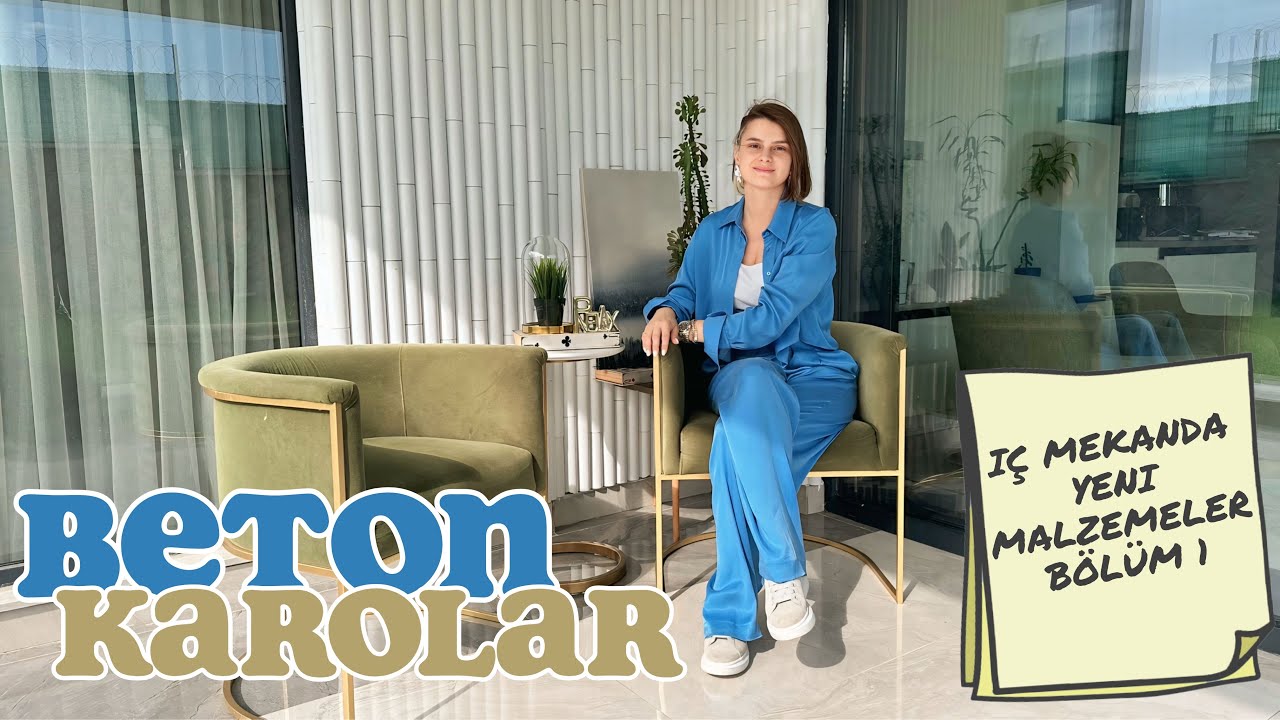 İç Mekanda Yeni Malzemeler 1.Bölüm // Beton Karolar  // İç Mimar Berna