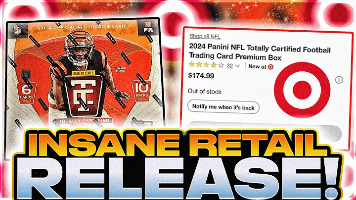INSANE RETAIL RELEASE!! | 2024 Panini Totally Certified NFL Premium Box Review