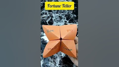 diy  paper fortune Teller|paper craft |paper games for kids #diy #shorts #trending
