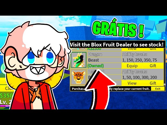 COMPREI TODAS FRUTA PERM PARA TROCAR NO BLOX FRUITS (ROBLOX) 