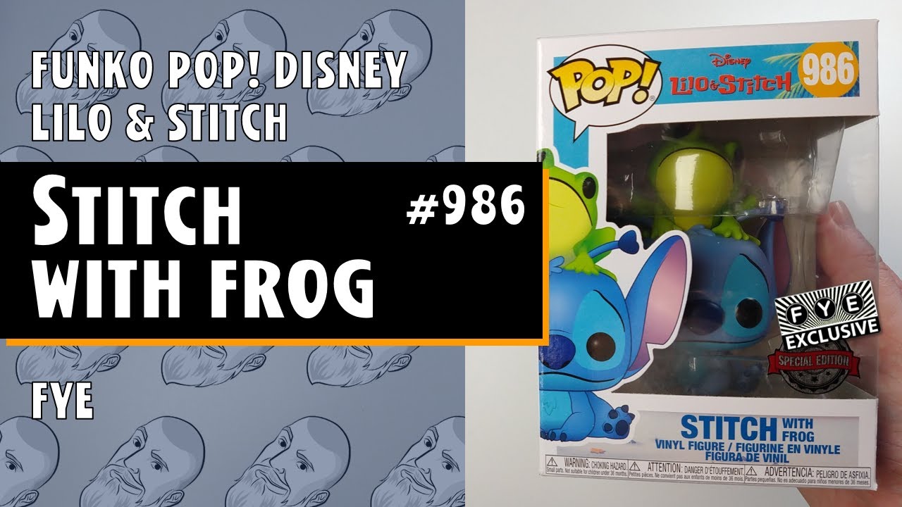 RESERVA Funko Pop Stitch Frog Rana Special Edition Exclusive PRE-ORDER #986