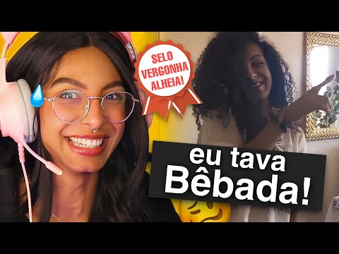 A PRIMEIRA VEZ QUE EU BEBI - reagindo aos meus vídeos antigos #3