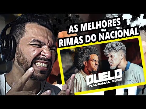 MELHORES RIMAS do NACIONAL 2025! REACT