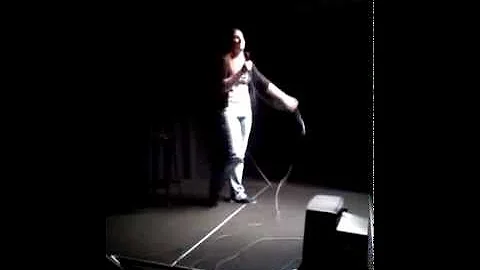 Megan Schmid singing "Heat Wave"