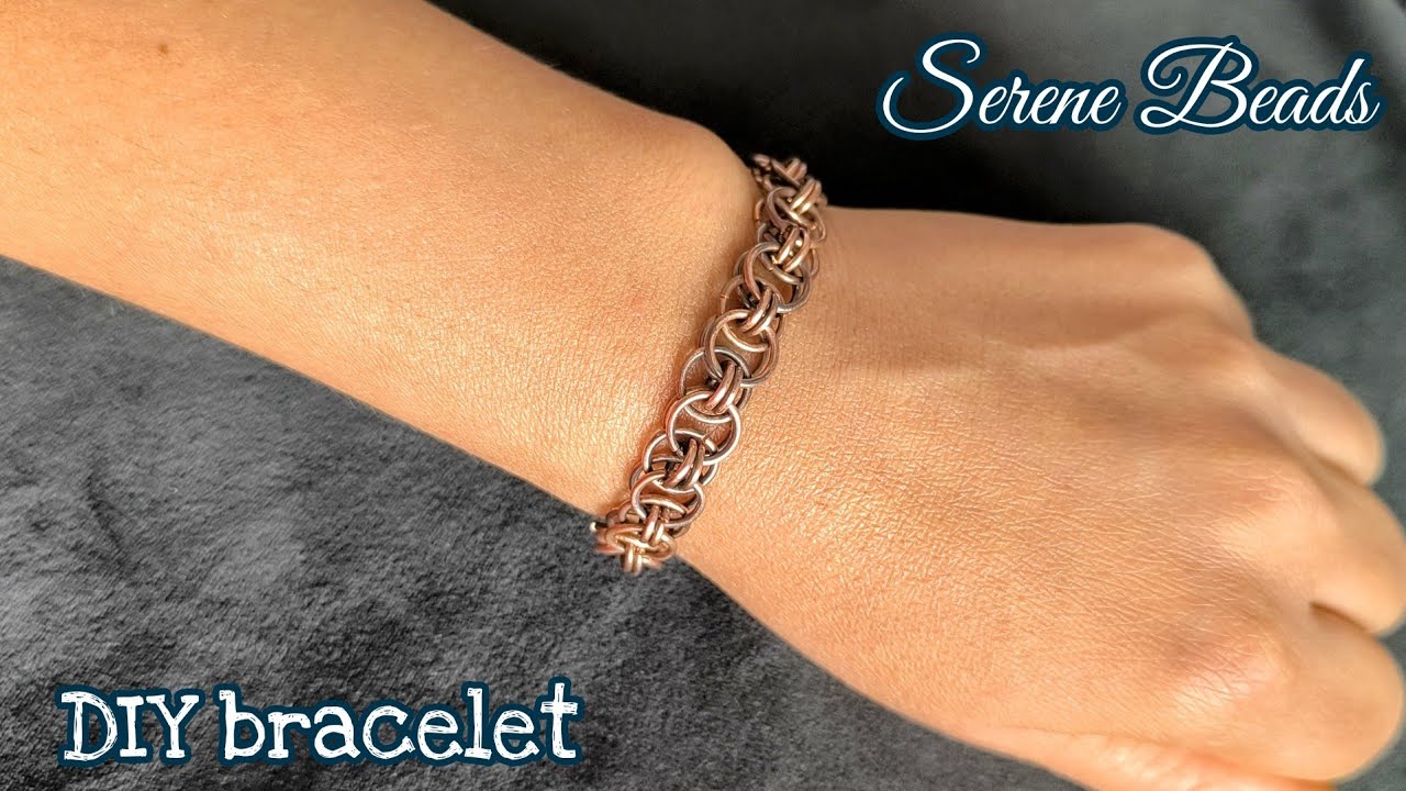 Jump rings jewelry | Wire jewelry making for beginners | Chainmail bracelet 