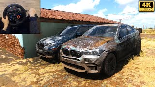 Rebuilding BMW X6 M & BMW X5 M | Forza Horizon 5 | Logitech g29 gameplay