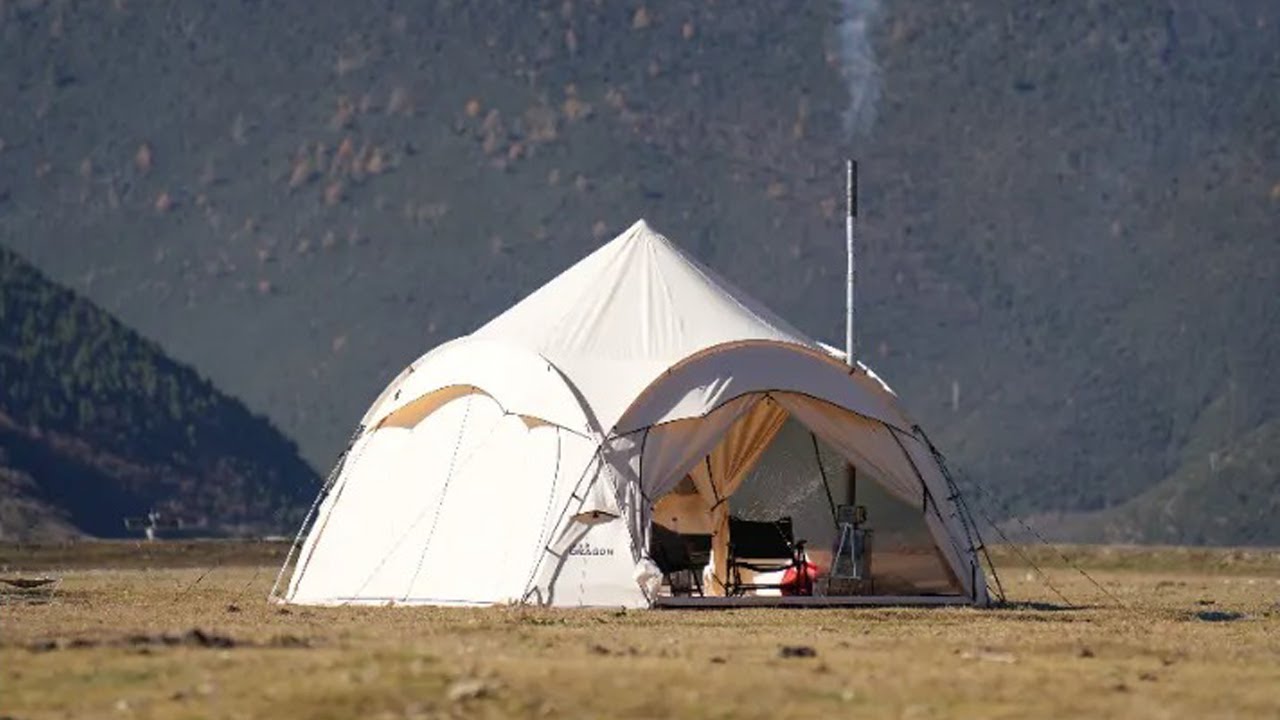 BLACK DRAGON】新製品「カーン」テントの全機能をチェック！ - YouTube