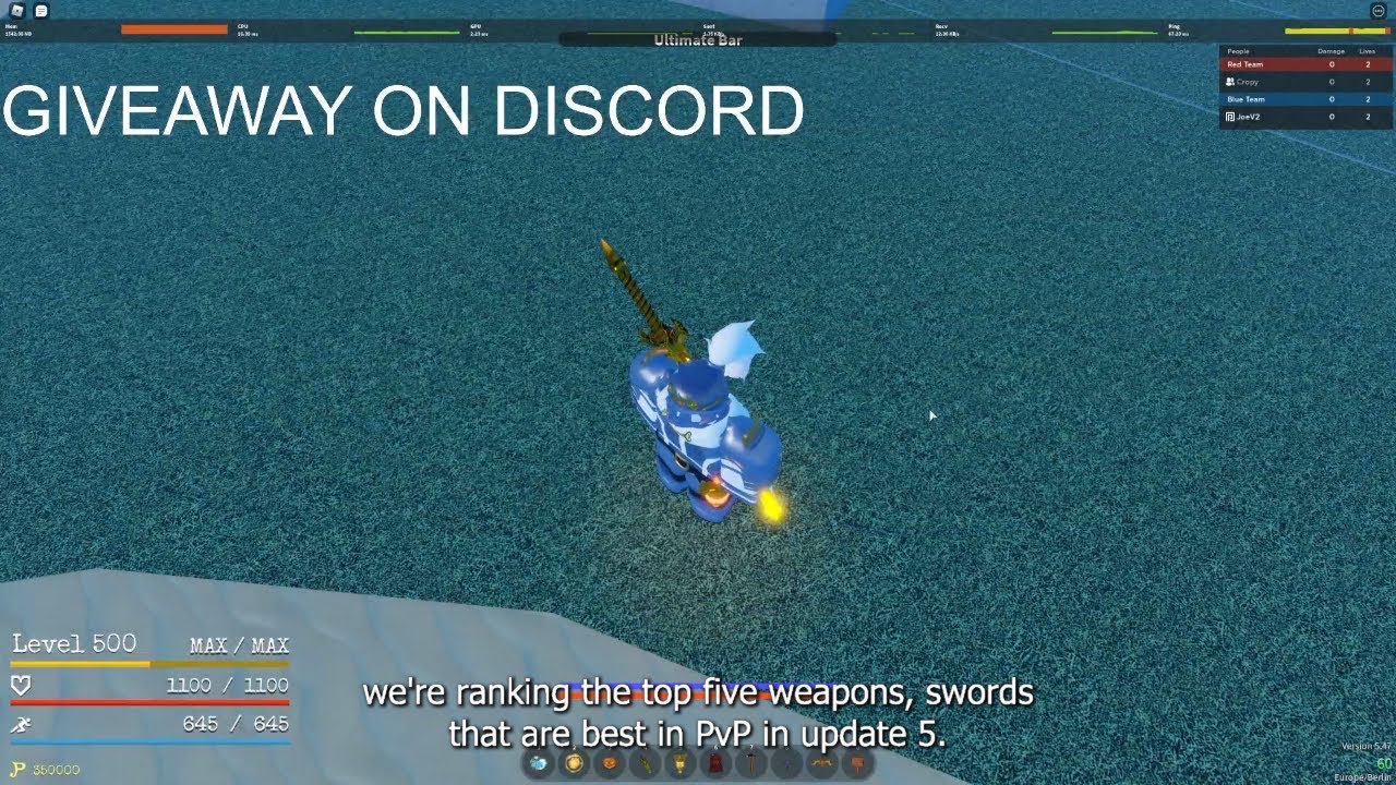 TOP 5 SWORDS IN UPDATE 5 [GPO] YouTube