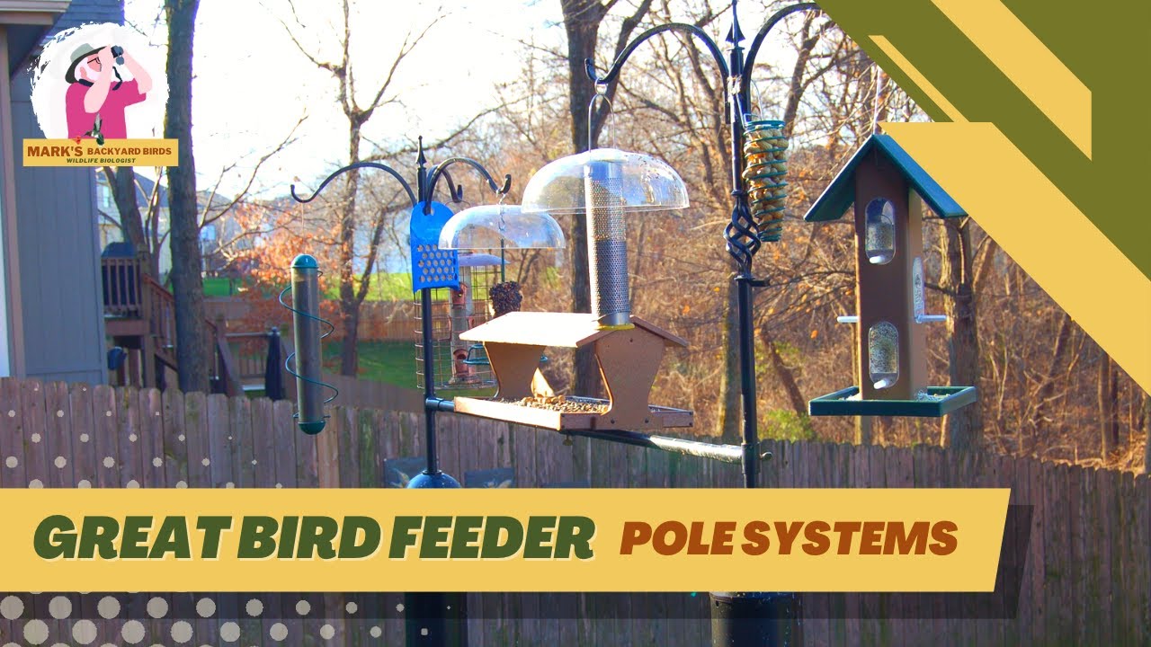 Mark's Bird Feeder Pole System