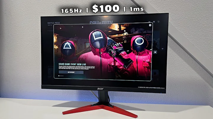 Acer Nitro KG241Y Budget Gaming Monitor, 165Hz 1ms - Unboxing and COD Warzone Gameplay!