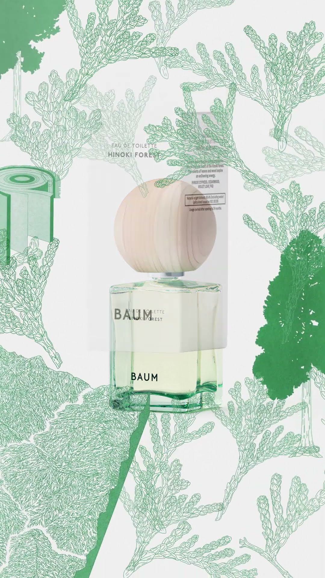 BAUM EAU DE TOILETTE - HINOKI FOREST #baum #hinoki