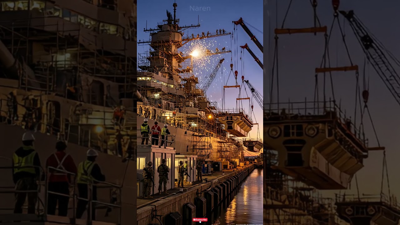 Масштабный судоремонт в действии! 