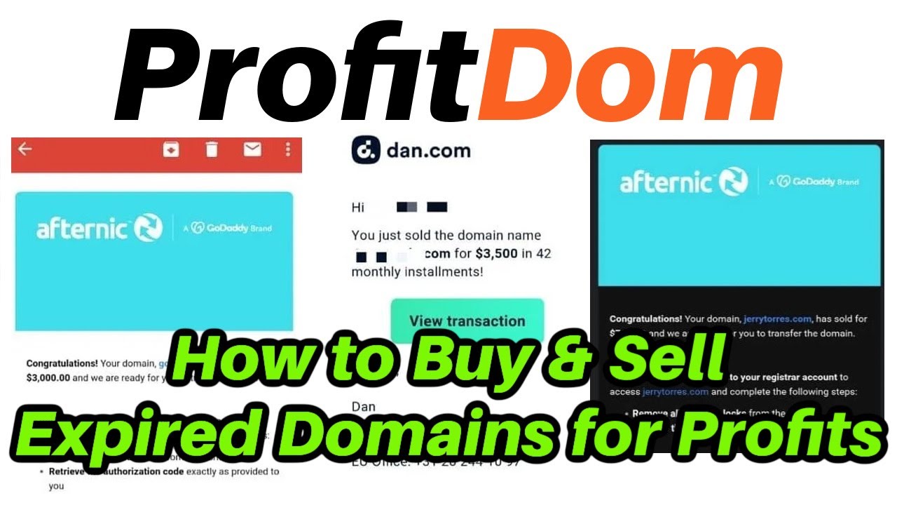 ProfitDom Review Bonus - Domain Flipping Course