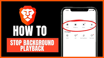 How to stop background playback in Brave browser