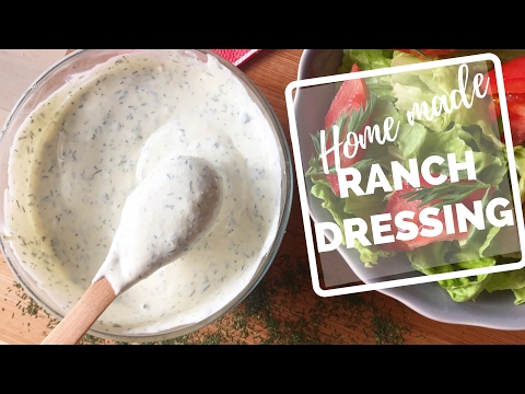 How To Make Ranch Dressing At Home - easy recipe