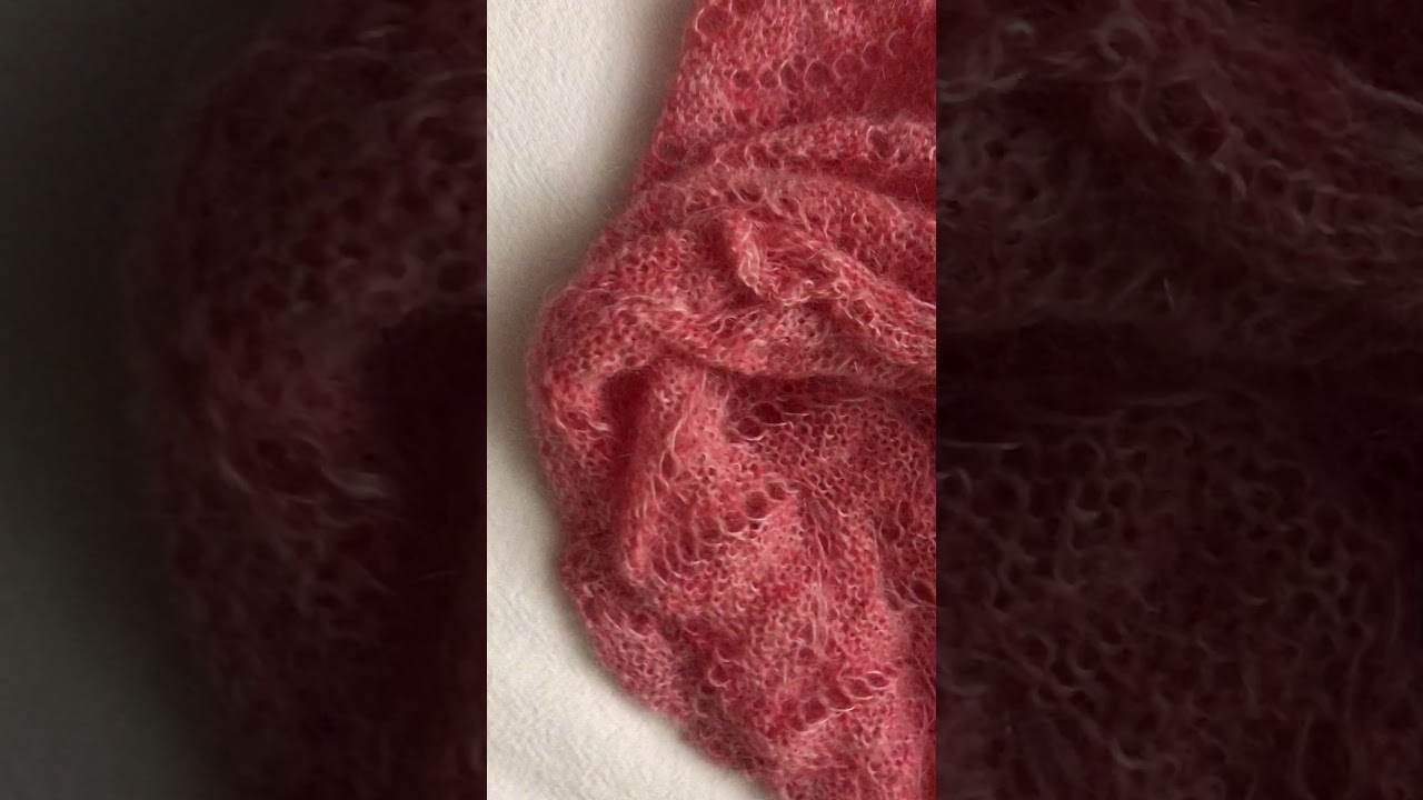 Как отпарить внутренние швы вязанного изделия.