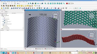 FreeCAD 0.21 : Créer une grille (tôle perforée) cintrée ou ondulée