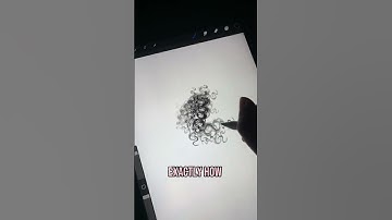 I MADE MY OWN CURLY HAIR BRUSH ON PROCREATE