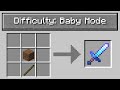 Minecraft UHC but with "baby mode" difficulty..