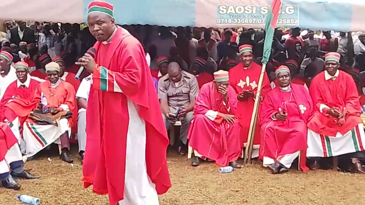 Mahubiri moto moto African divine church burial ceremony