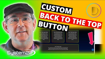 Divi Theme Custom Back To The Top Button 👈👈👍👍
