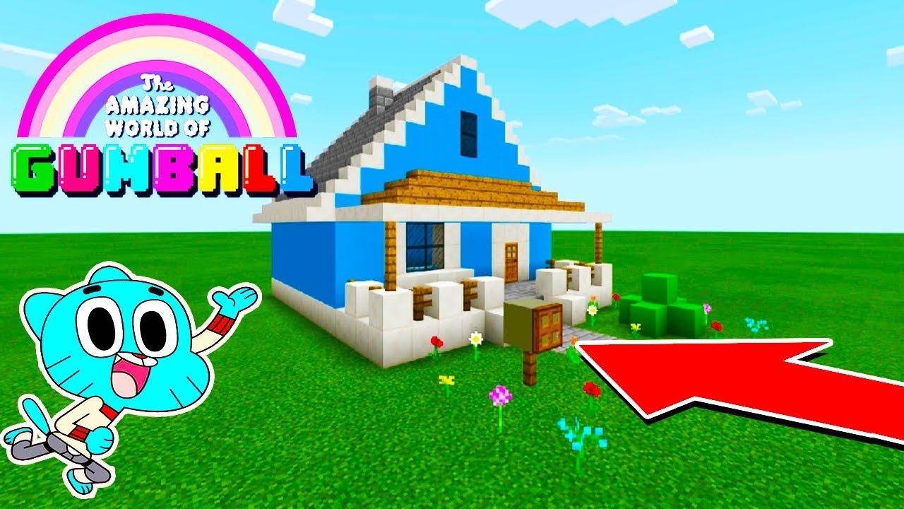 Minecraft: How To Make Gumballs Hidden Base House Amazing World