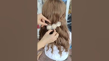 Tóc giả nguyên đầu thắt bính kiểu dáng xù hippie dài đẹp#tocgianguyendau #hairstyle