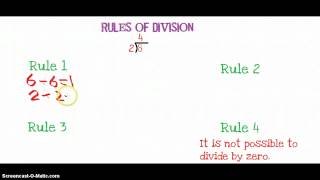 Rules of Division