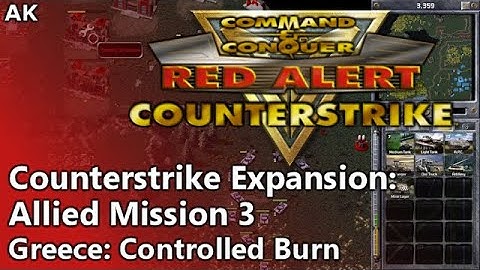 Command & Conquer: Red Alert - Counterstrike, Allied Mission 3: Greece, Controlled Burn