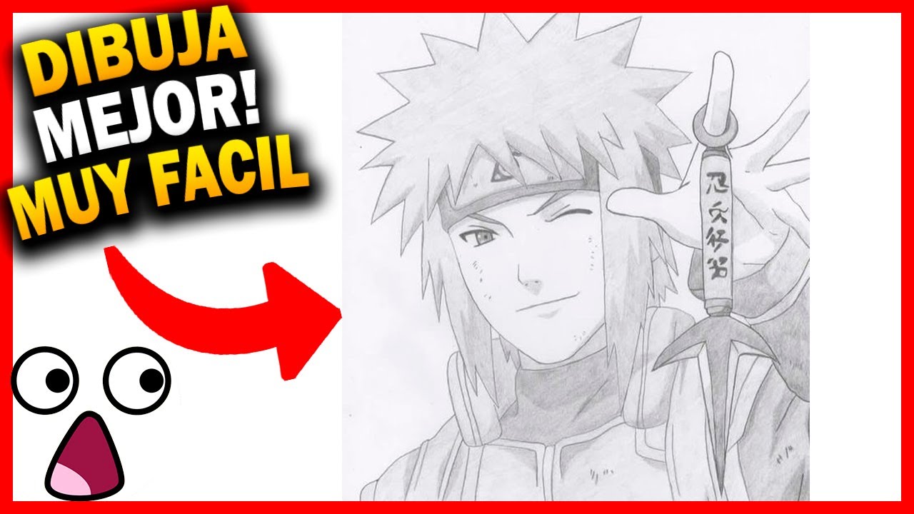 🔥 COMO 🅳🅸🅱🆄🅹🅰🆁 A MINATO paso a paso fácil a lápiz Naruto Shippuden  😱 How to draw Minato Namizake - thptnganamst.edu.vn