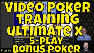 Video Poker Training - Ultimate X Five-Play Bonus Poker screenshot 5