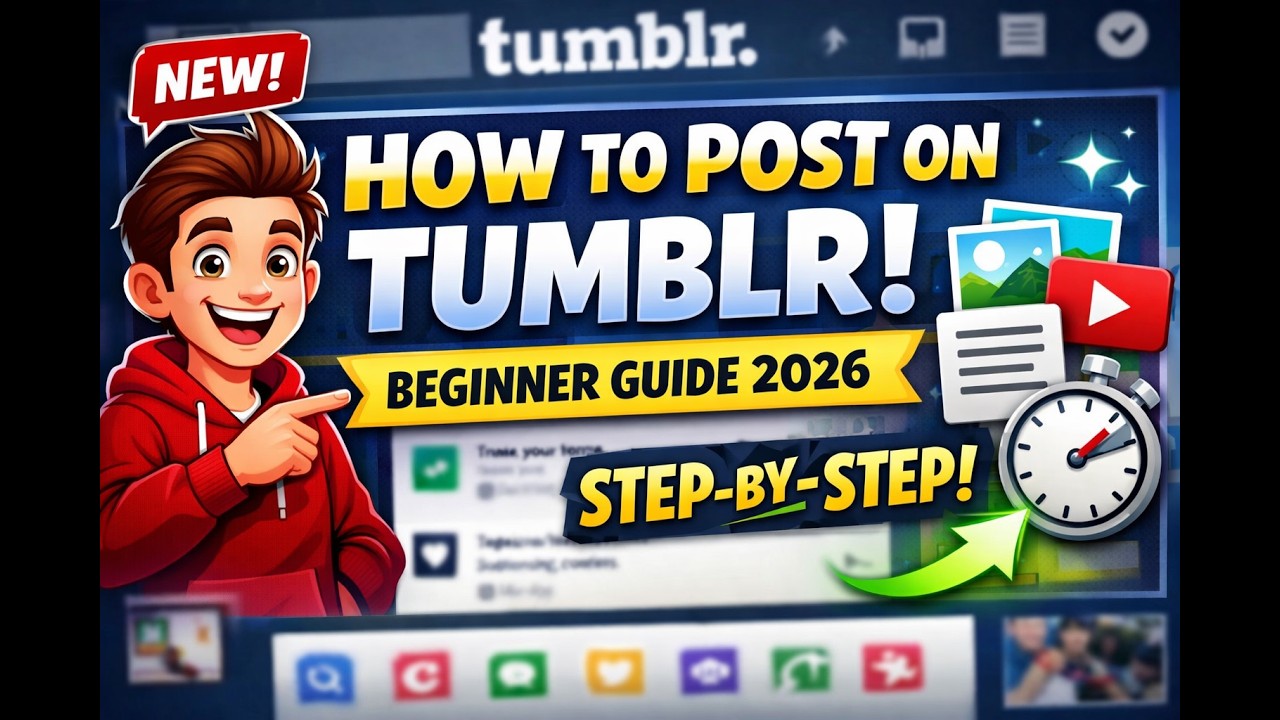 How to Post on Tumblr (Beginner Guide 2026) - YouTube