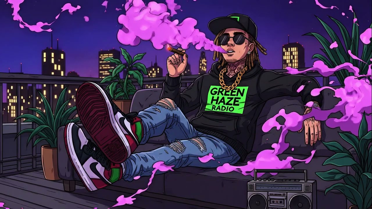 Late Night • Hazy Hip Hop Mix • 420 Smoke Vibes