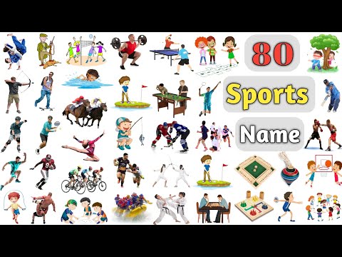Sports Vocabulary ll 80 Sports Name in English with Pictures ll Sports and Games Name in English