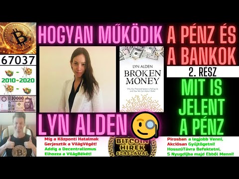 Bitcoin Hírek (2152) - Lyn Alden = Hogyan Működik a Pénz és a Bankok 2. Rész = Mit Jelent a Pénz