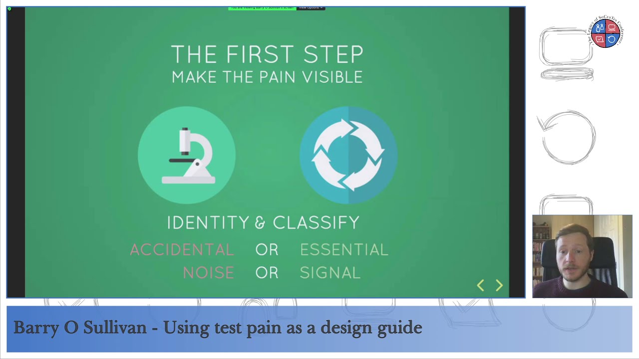 "Using test pain as a design guide" by Barry O Sullivan (@barryosull)