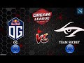 ГЛАВНЫЙ МАТЧ ПЕРЕИГРОВОК! | OG vs Secret (BO1) DreamLeague DPC