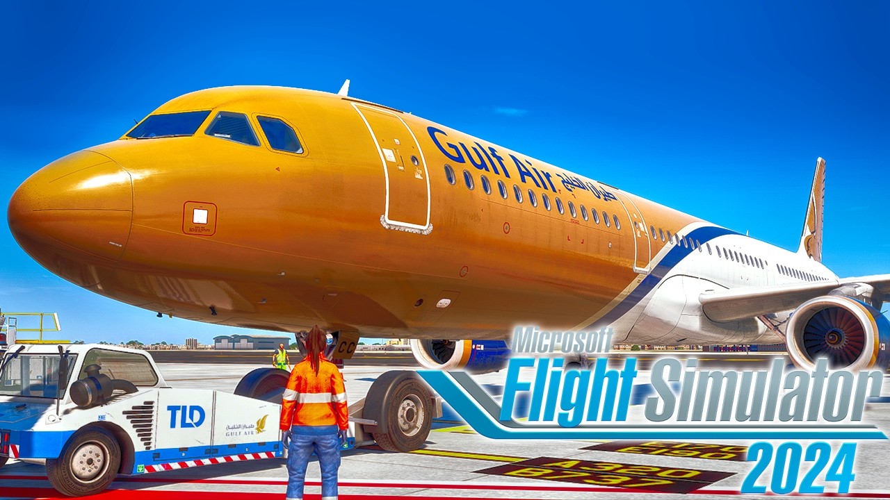 ✈️ Middle East Short Haul INTENSE Approach! A321 Gulf Air Bahrain–Riyadh | FS2024 4K