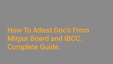 How to Attest Doc