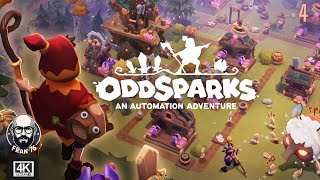 Aumentamos el nivel del pueblo - Oddsparks An Automation Adventure #4 - Gameplay Español