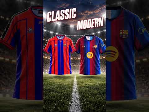 cendabet x fasindo4d - Barcelona: CLASSIC or MODERN? 🔵🔴 Which one are you picking? 👇 #FCBarcelona #shorts #footballkits