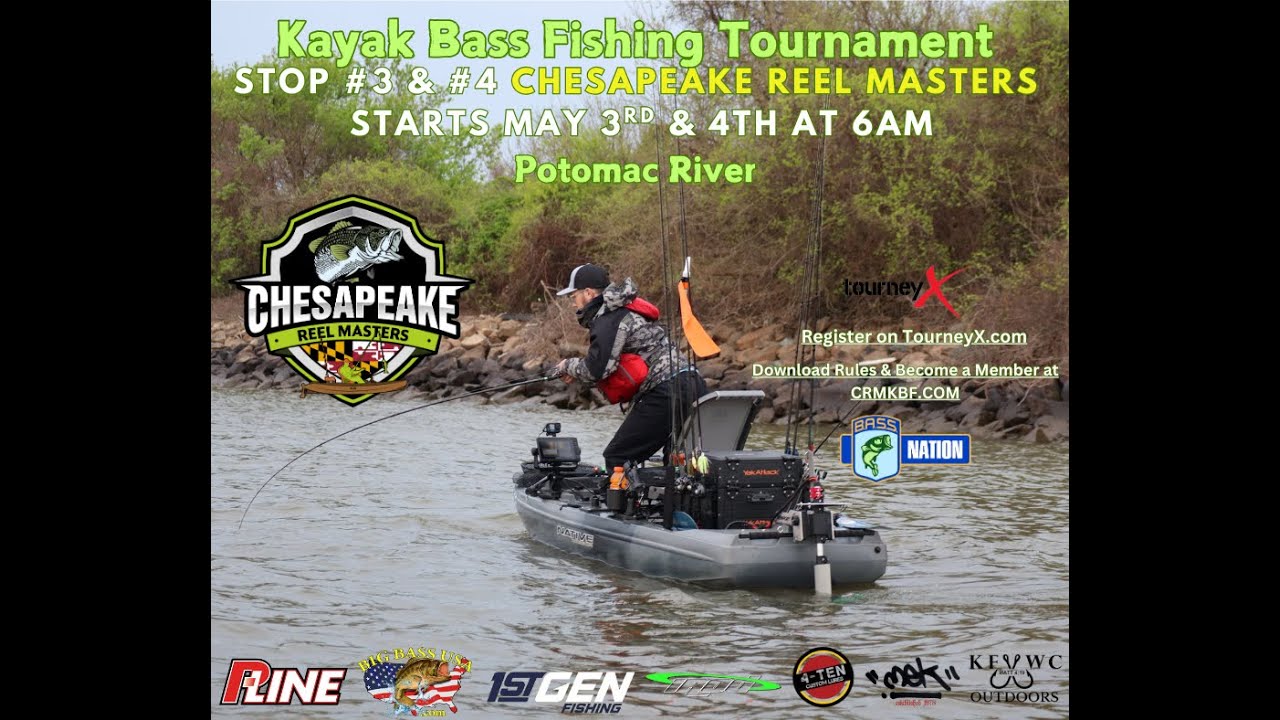 Chesapeake Reel Masters – Season 2 B-Roll Highlights | Kayak Bass Fishing Tournaments (Stops 1 & 2)