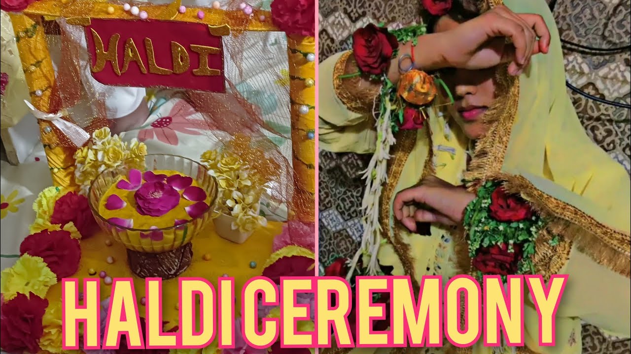 Haldi Ceremony Vlog!Haldi Rasam!@HinaAhamadOfficial - YouTube