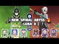 C0 Arlecchino &amp; C0 Nefer 💥 DESTROY New 6.1 Abyss (Luna II)!