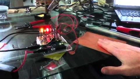 Arduino capsense with battery power