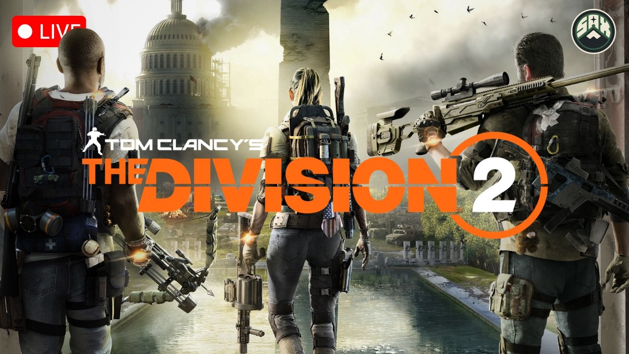 🔴 Sax Plays The Division 2 for the First Time! 👀🔥#ubisoftpartner
