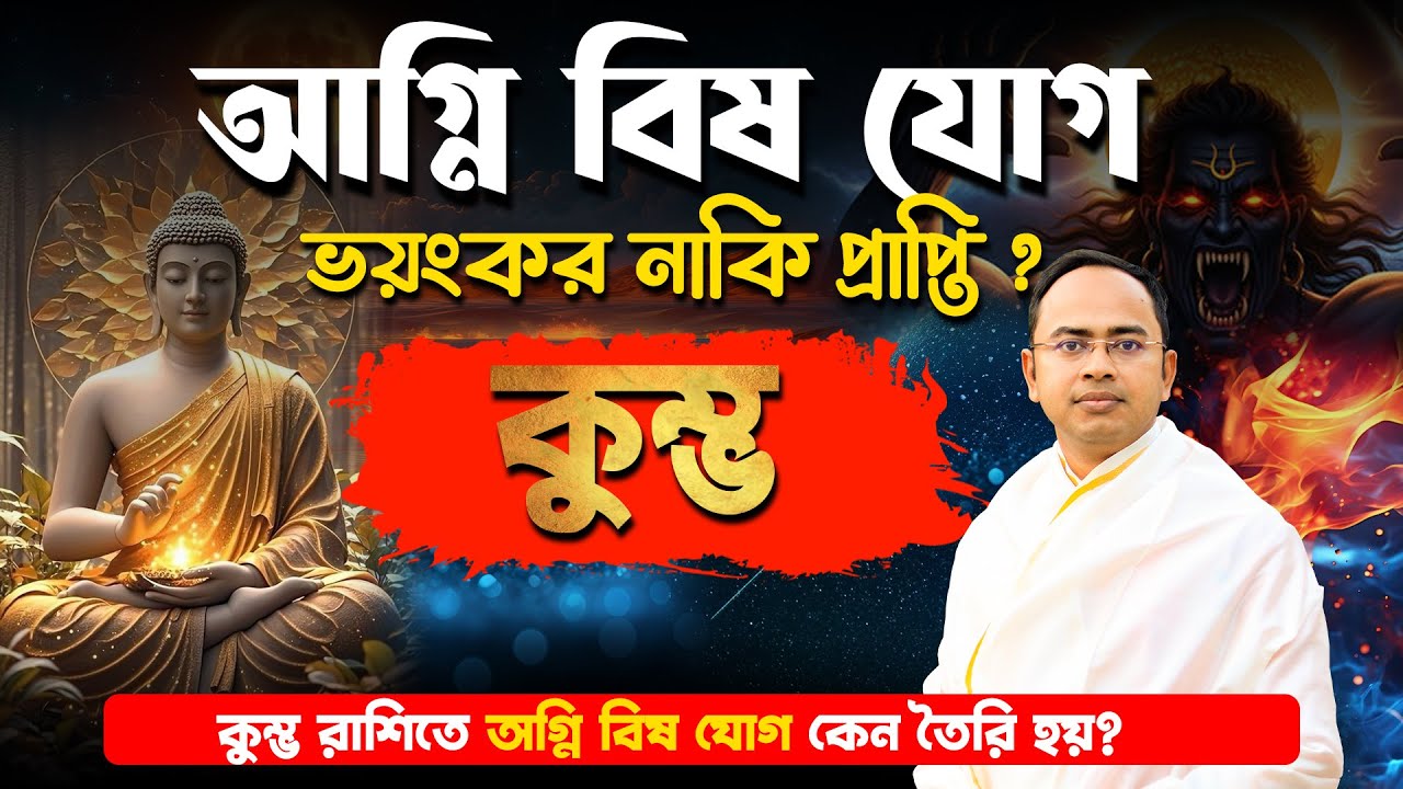 কুম্ভ রাশিতে অগ্নি বিষ যোগ ভয়ংকর নাকি প্রাপ্তি? | সাবধানতা ও প্রতিকার | Santanu Dey