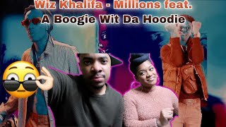 Wiz Khalifa - Millions feat.  A Boogie Wit Da Hoodie [Official Music Video](REACTION VIDEO)