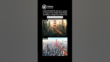 AI Battle: ChatGPT vs Gemini — Which Golden Gate Bridge Looks REAL?
