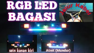 How to Install RGB LED Trunk Lights || Truck Rear Lights